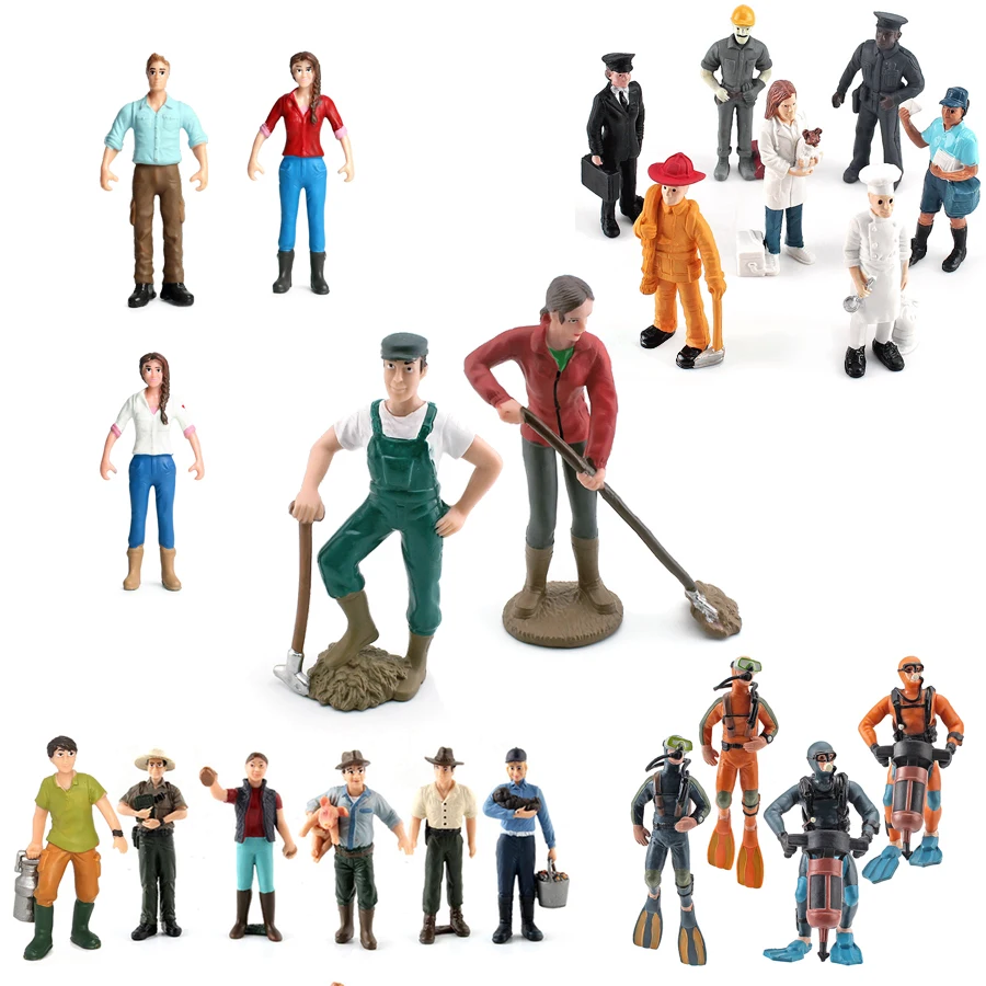 Model Kit Judge - Figurka Pracownika, Figurka Rolnika, Figurka Nurka,