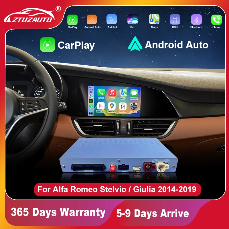 Model Kit Alfa Romeo - Bezprzewodowy CarPlay 2025 dla Alfa Romeo
