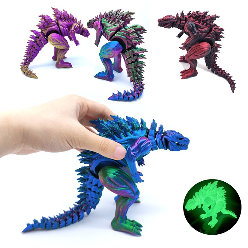 Model Kit Joints - Figurka dinozaura z mięśniami, drukowana 3D,