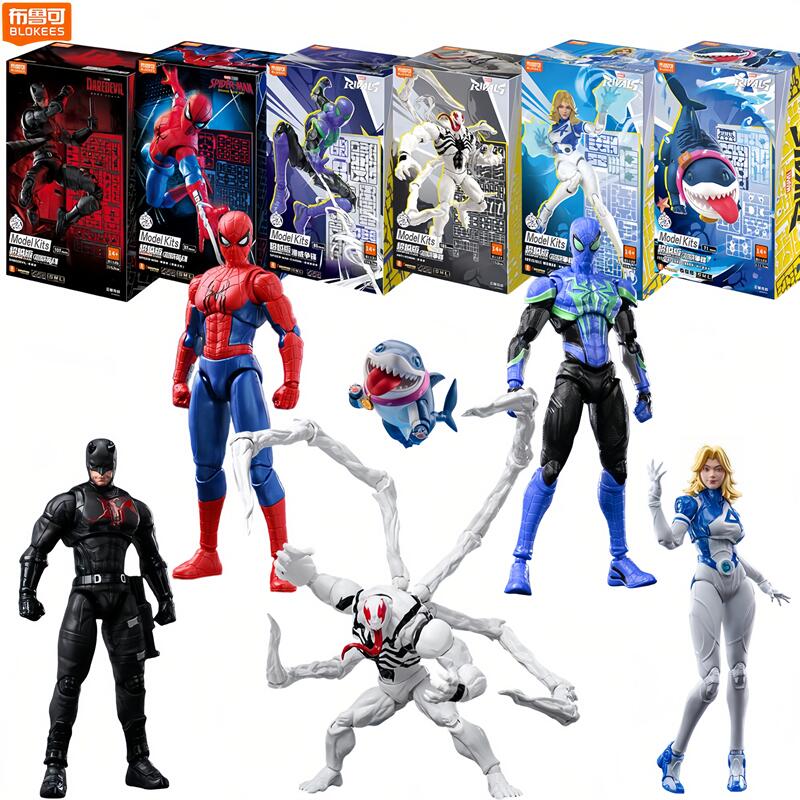Model Kit Brands - Blokees Spider-Man Anti-Venom Daredevil Figurka Akcji