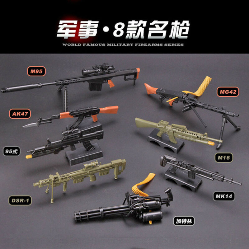 Model Kit Weapons - Model pistoletu w skali 1/6: Gatling,