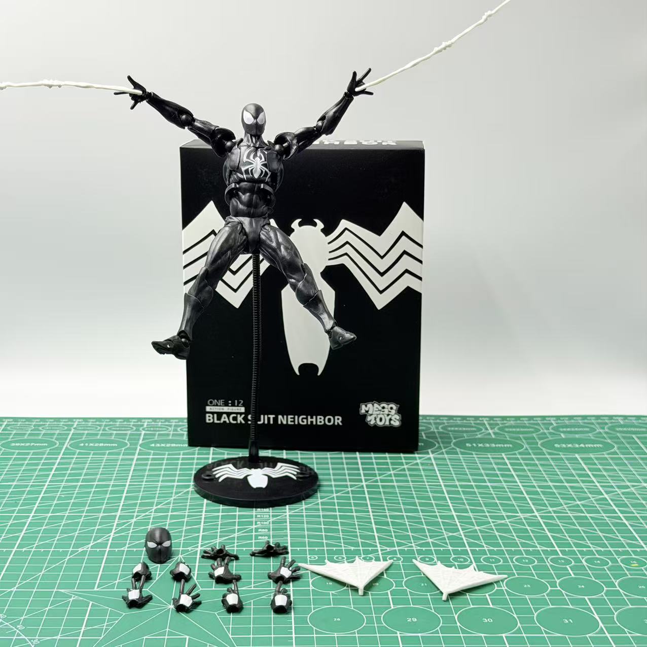 Model Kit Medabots - Figurka akcji Bandai Symbiote Spider-Man Black