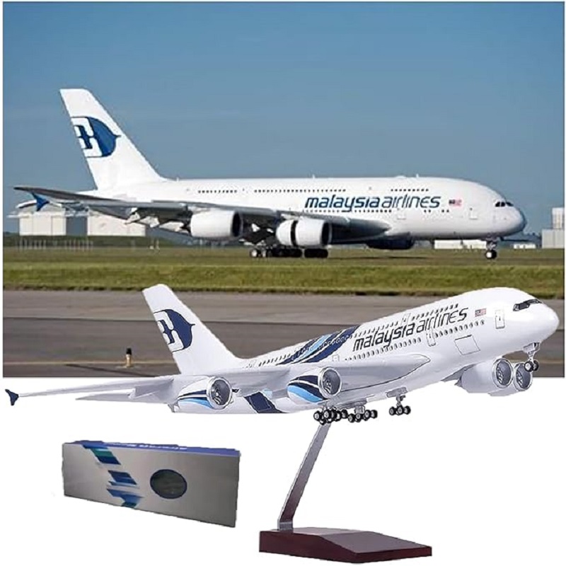 Model Kit Resin - Model samolotu Malaysia Airlines A380 w