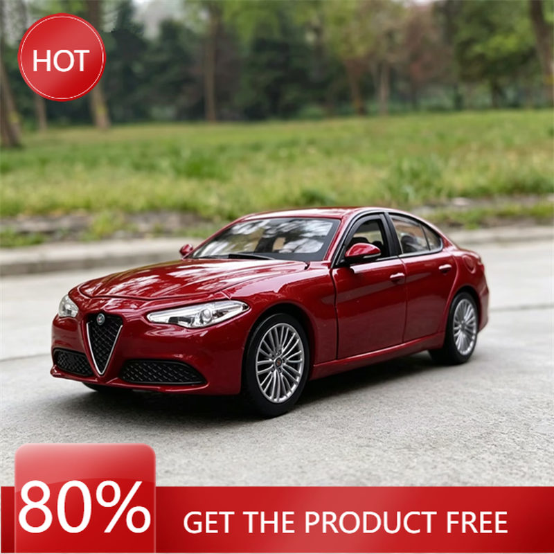 Model Kit Alfa Romeo - Kołpaki Bburago 1:24 Alfa Romeo Giulia