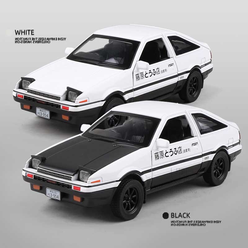 1/32 INITIAL D AE86 Alloy Car  – Model Kit Initial D recenzja i cena