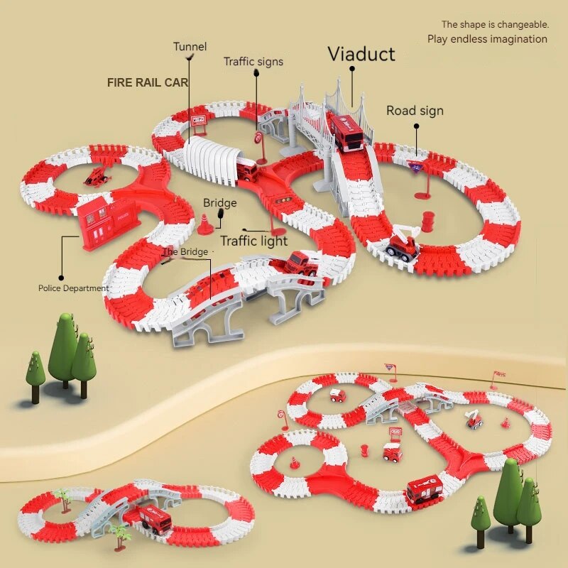Tor strażacki montujący inżyni – Model Kit Train recenzja i cena