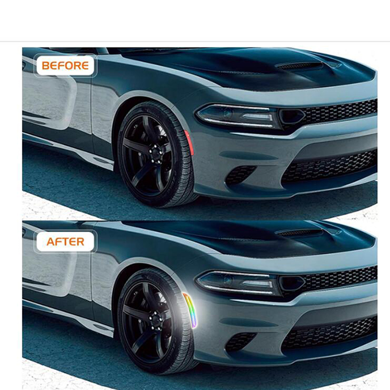 Światła boczne LED RGB do Dodg – Model Kit Dodge Charger recenzja i cena