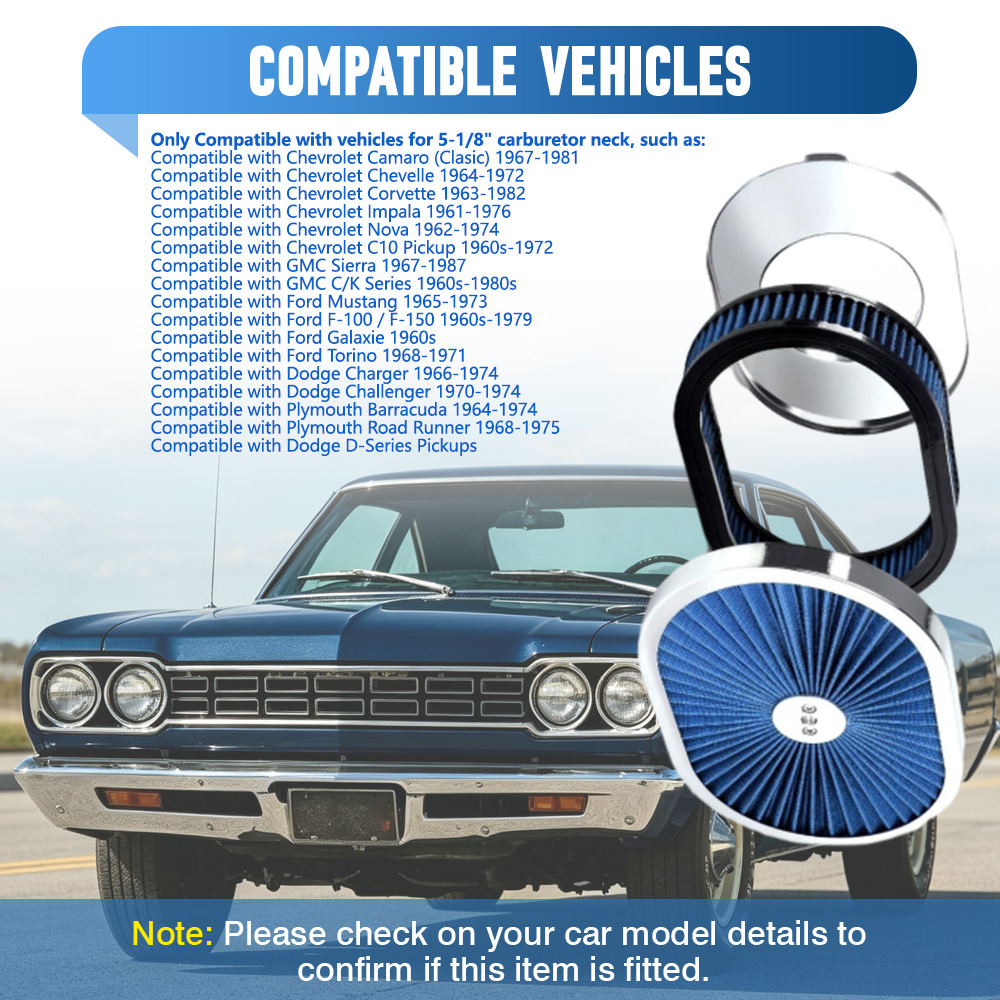 Zestaw owalnego filtra powietr – Model Kit Dodge Charger recenzja i cena