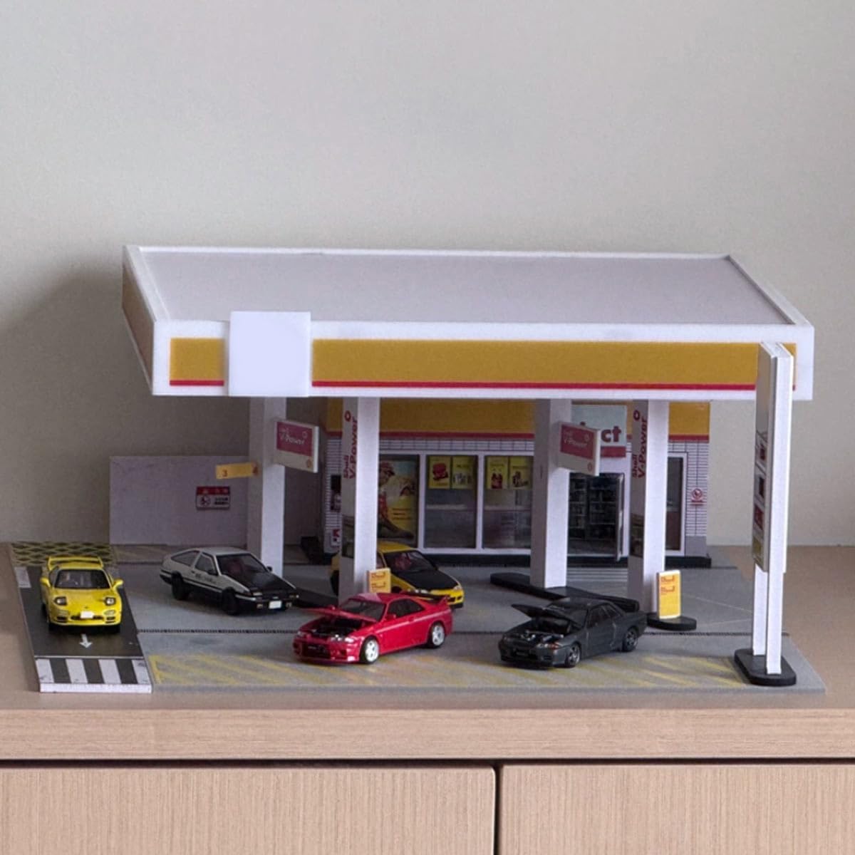 Zestaw dioramy stacji benzynow – Model Kit Diorama recenzja i cena
