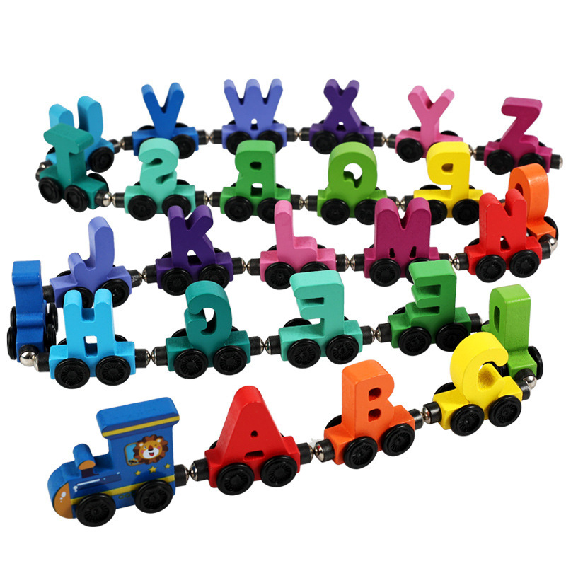 Drewniany magnetyczny pociąg z – Model Kit Train recenzja i cena