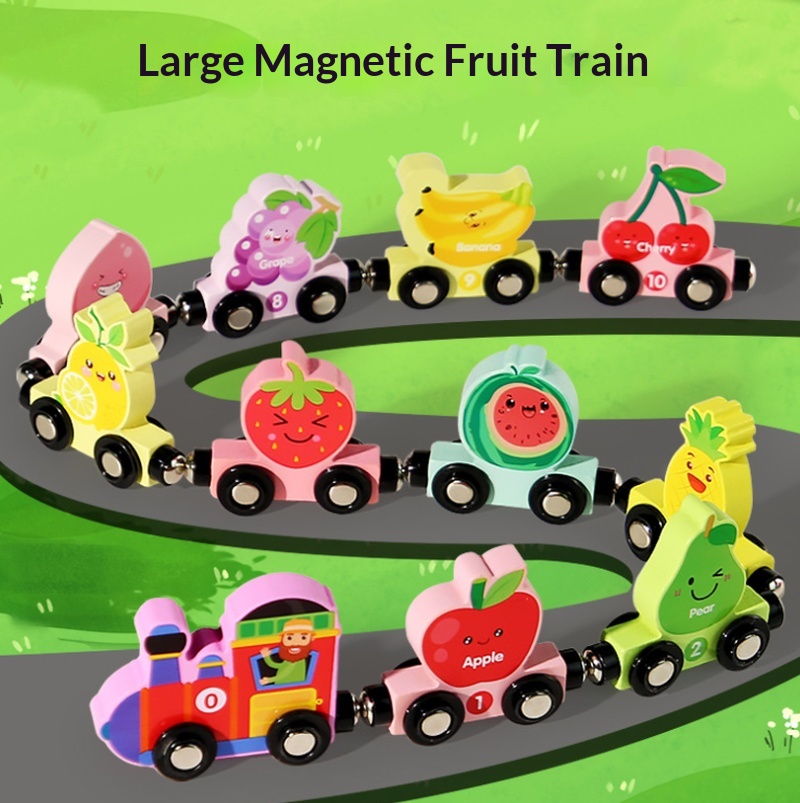 Drewniany magnetyczny pociąg z – Model Kit Train recenzja i cena