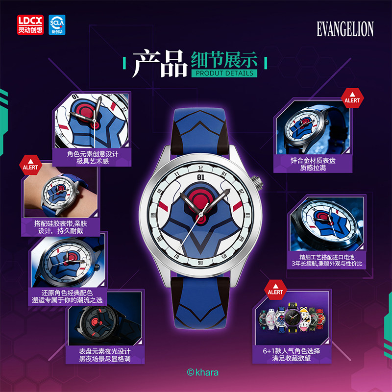 LDCX Evangelion WEART Zegarek  – Model Kit Eva 00 recenzja i cena