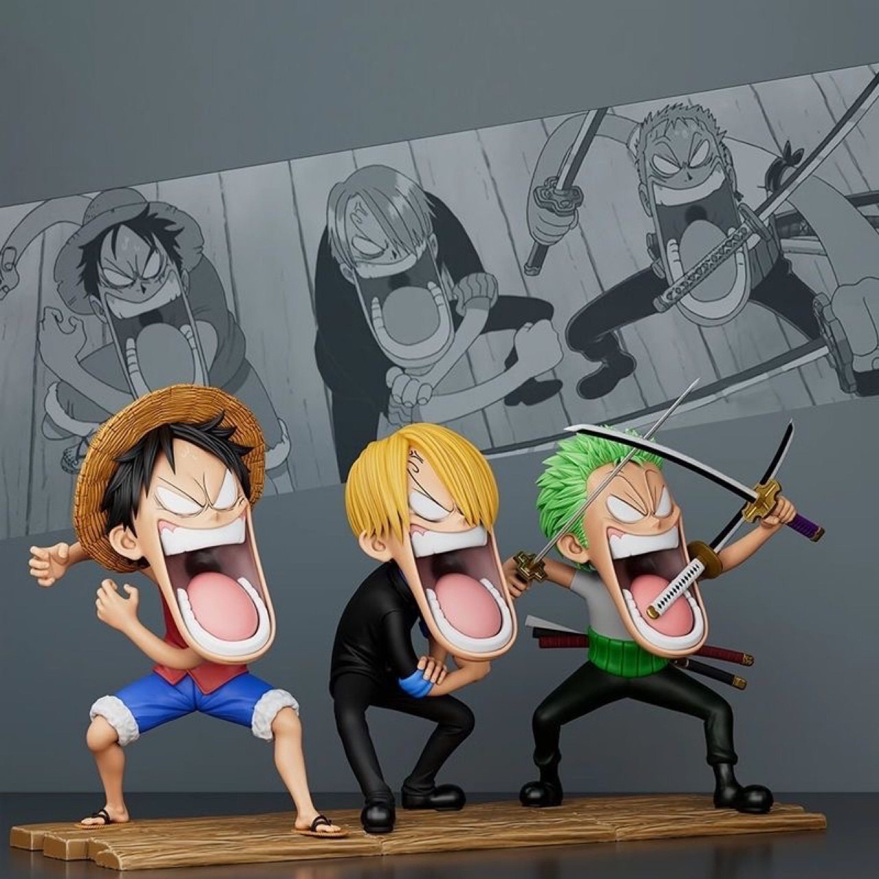 3 szt./zestaw Figurki One Piec – Model Kit One Piece Bandai recenzja i cena