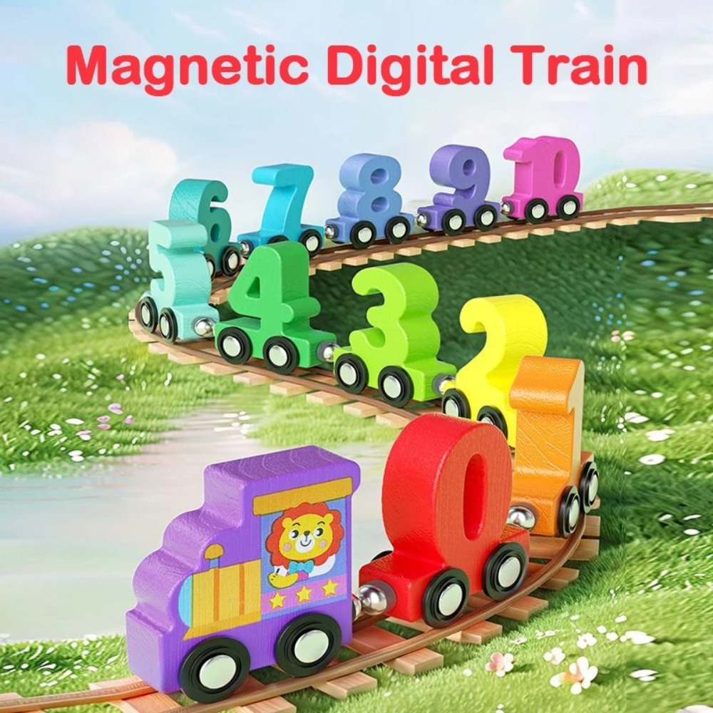 1 zestaw 0-10 Cyfrowe Pociągi  – Model Kit Train recenzja i cena