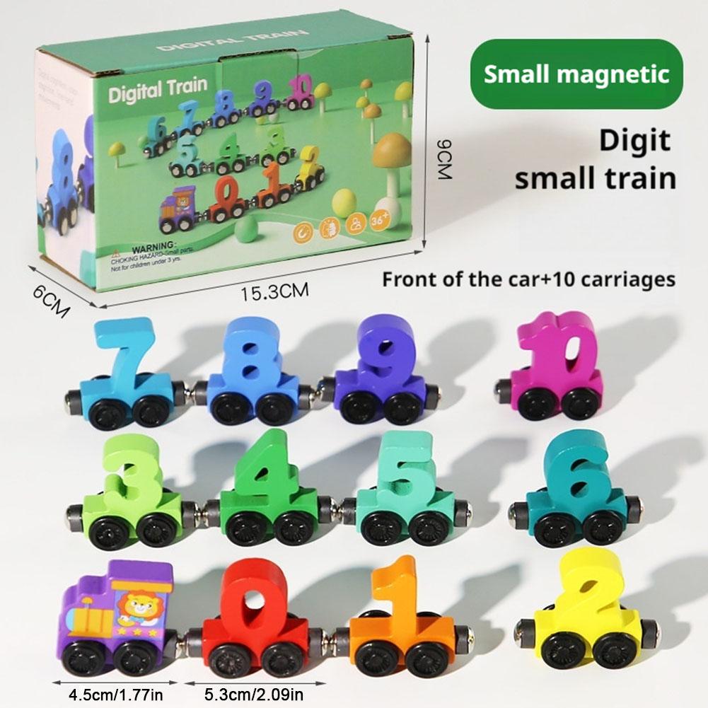 Drewniany Magnetyczny Pociąg z – Model Kit Train recenzja i cena