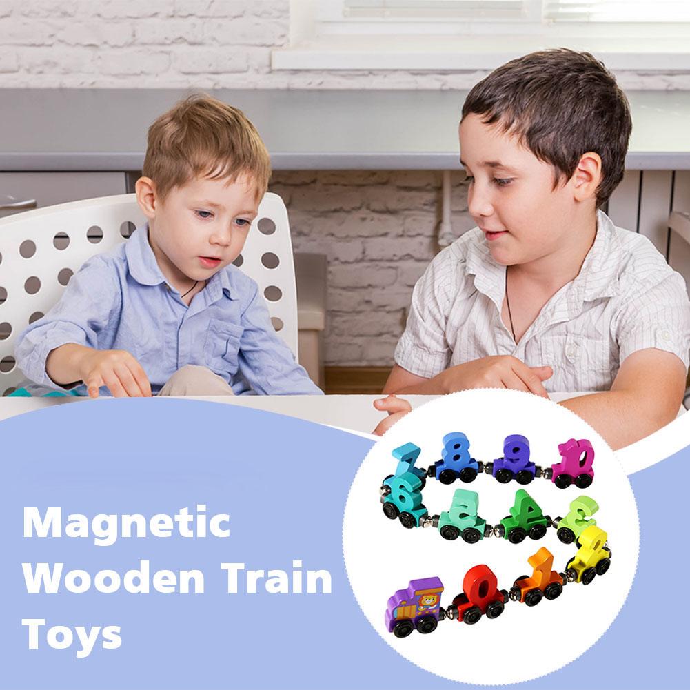 Drewniany Magnetyczny Pociąg z – Model Kit Train recenzja i cena