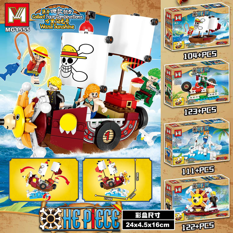 4w1 One Piece THOUSAND SUNNY M – Model Kit One Piece Bandai recenzja i cena