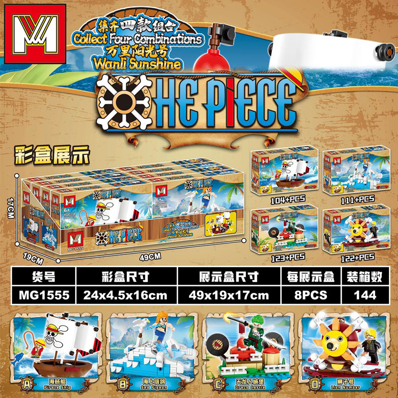 4w1 One Piece THOUSAND SUNNY M – Model Kit One Piece Bandai recenzja i cena