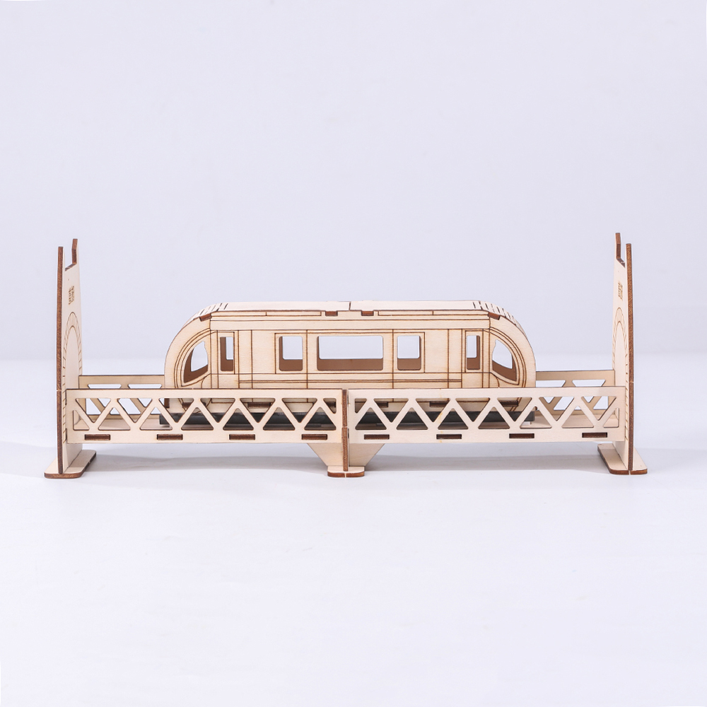 Drewniany model pociągu maglev – Model Kit Train recenzja i cena