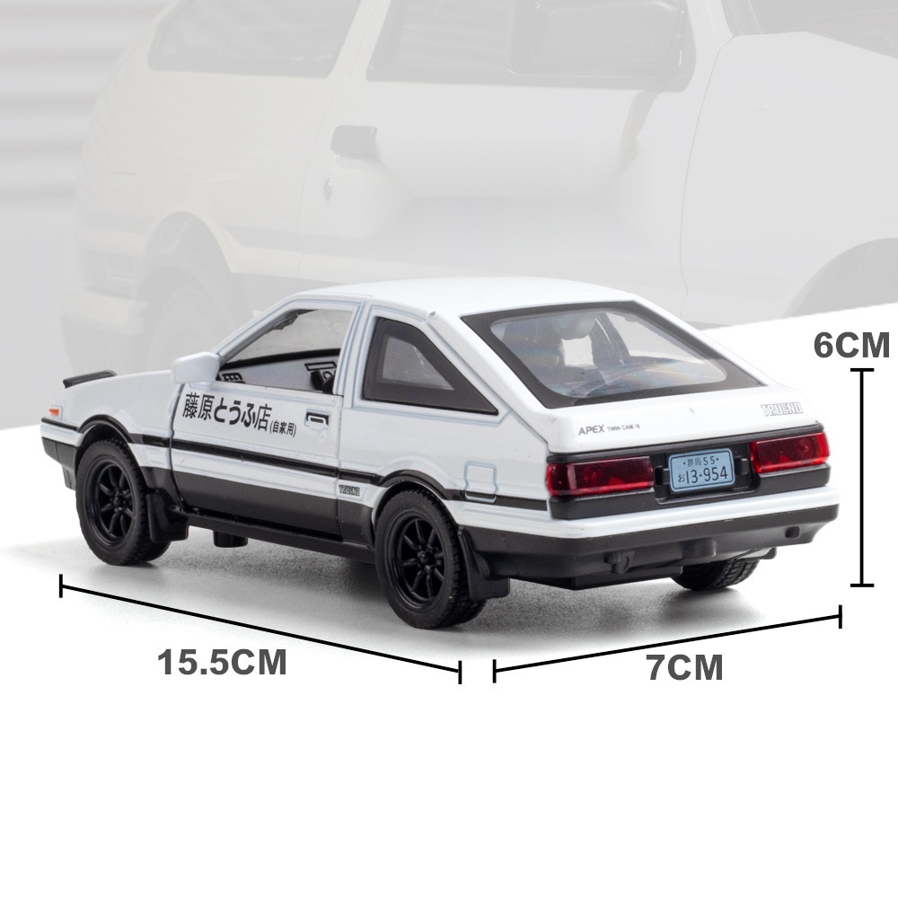 1:32 INITIAL D AE86 Model Samo – Model Kit Initial D recenzja i cena