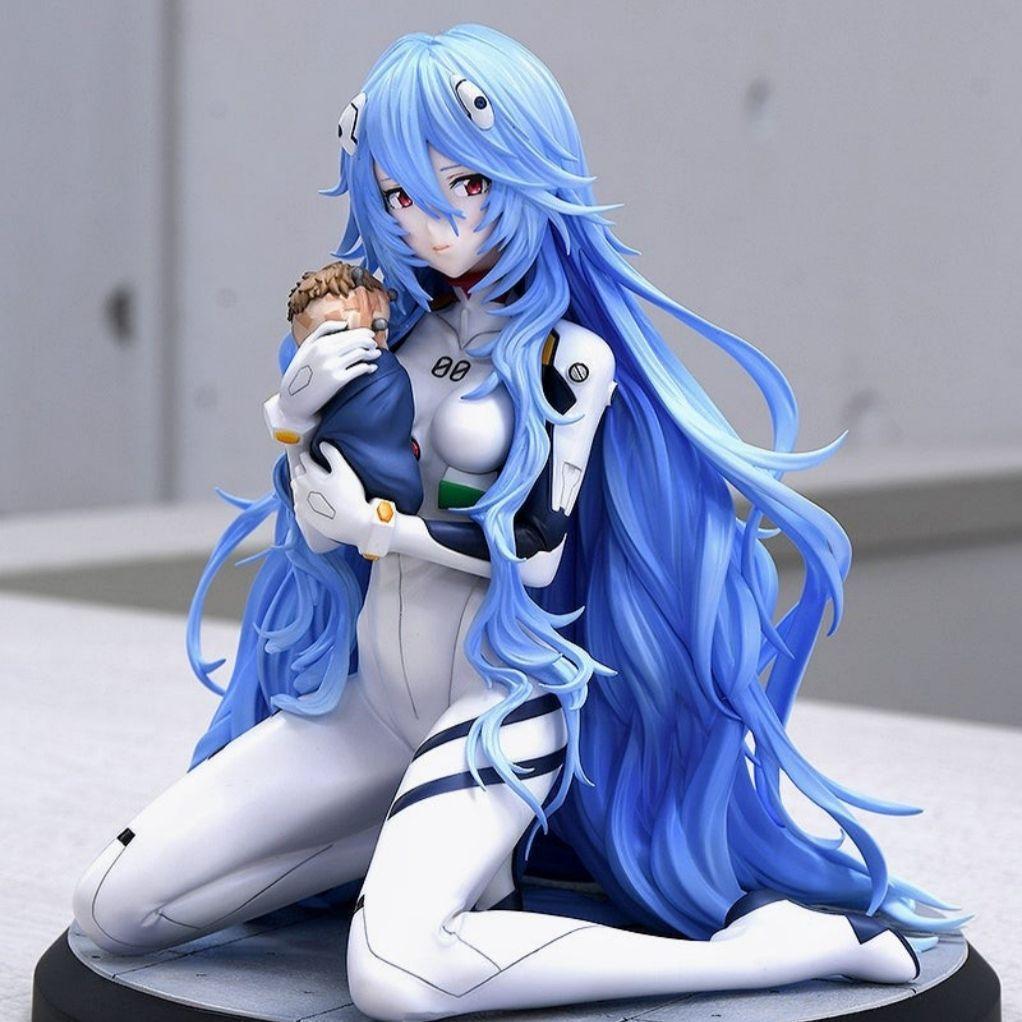 Figurka Rei Ayanami klęczącej  – Model Kit Evangelion recenzja i cena