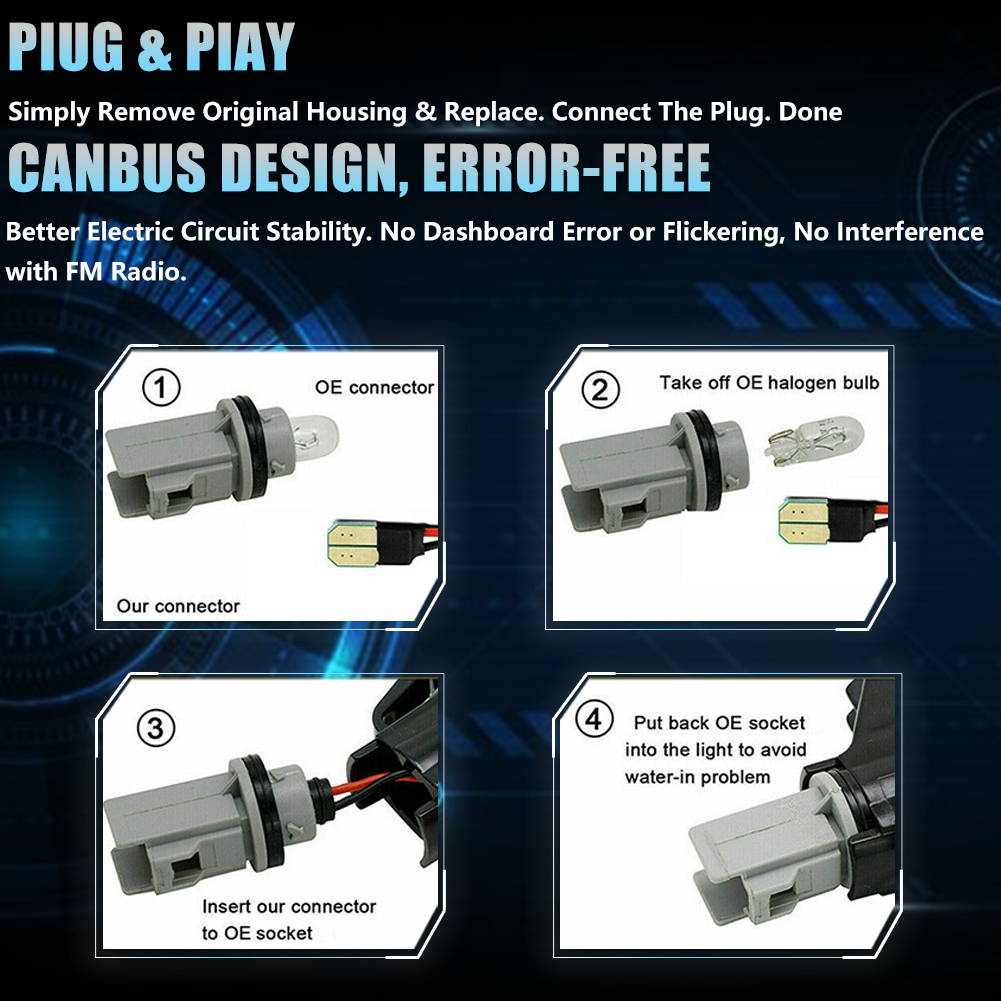 2 szt. Żarówki LED Canbus do o – Model Kit Dodge Charger recenzja i cena
