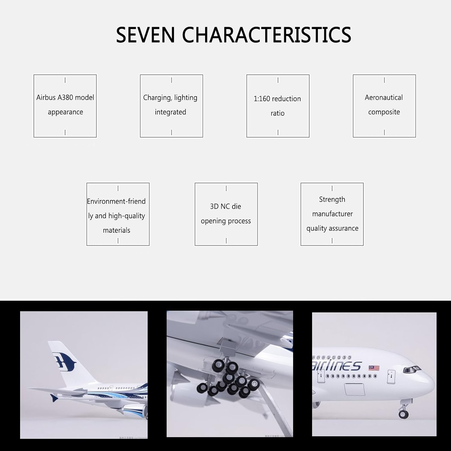 Model samolotu Malaysia Airlin – Model Kit Resin recenzja i cena